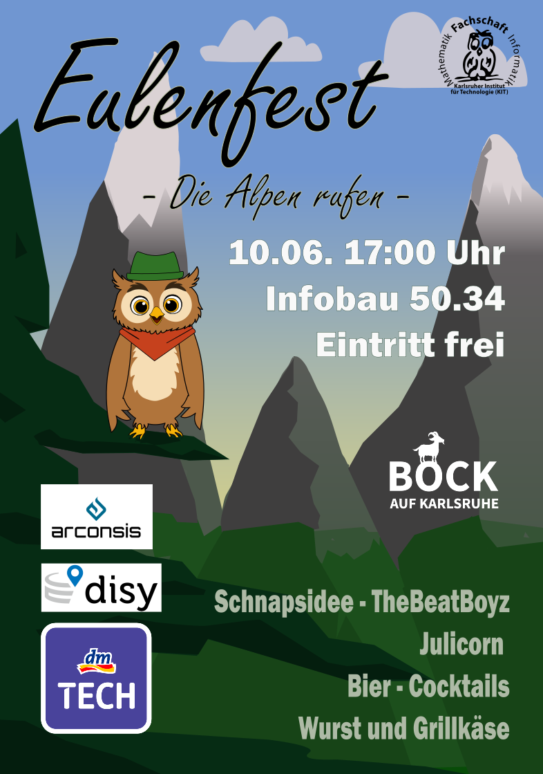 Eulenfest 2026, 10.06.26, 17:00, Infobau 50.34, Eintritt frei